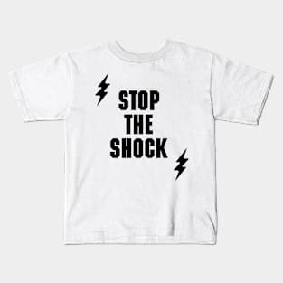 stop the shock fot autistic people 3 Kids T-Shirt